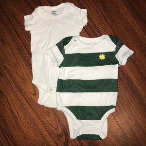 EUC 💚 LUCKY BRAND 0-3 MONTHS | Set of 2 Onesie